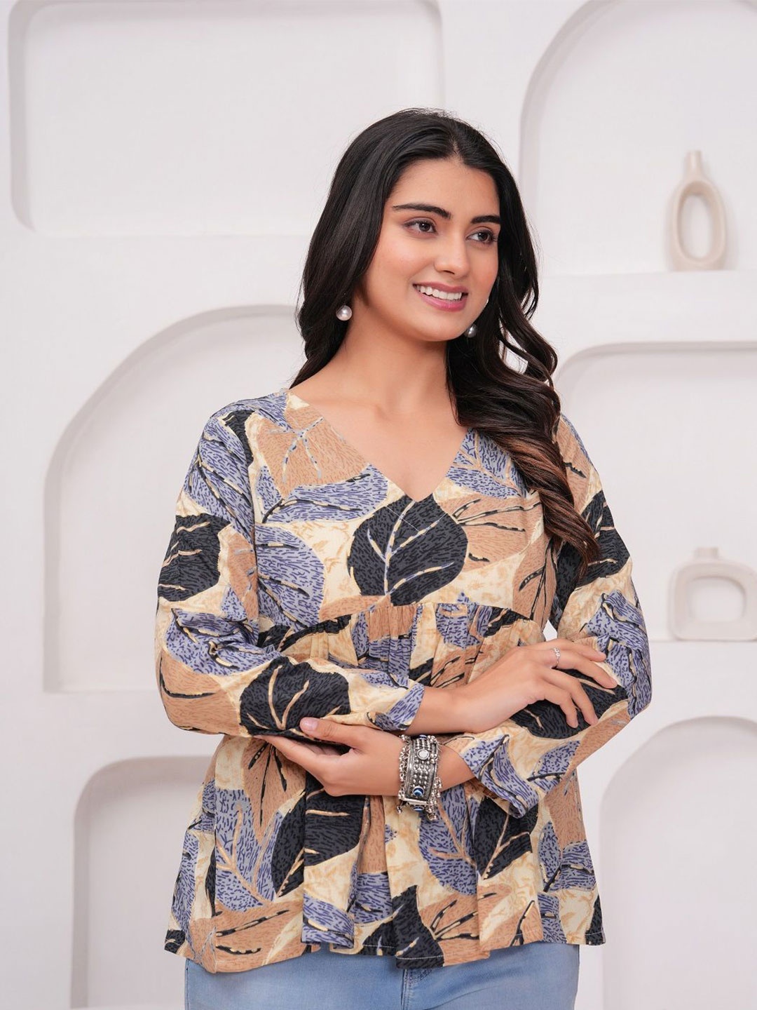 

KBZ Floral Print Top, Multi