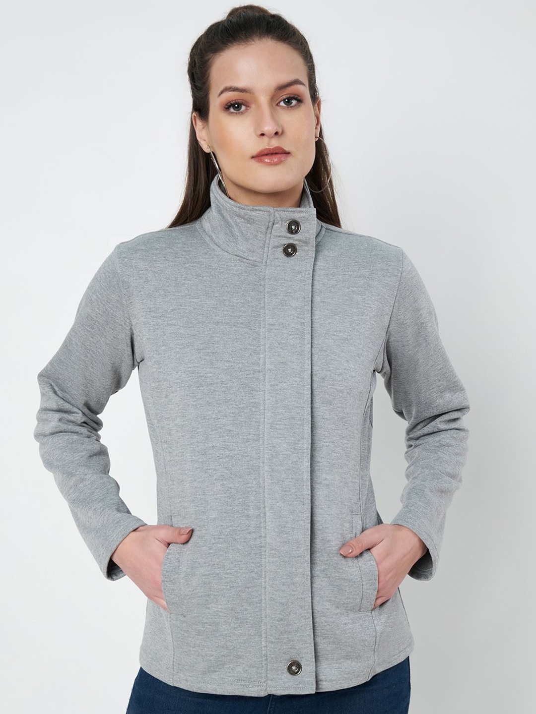 

BRINNS Women Sweatshirt, Grey melange