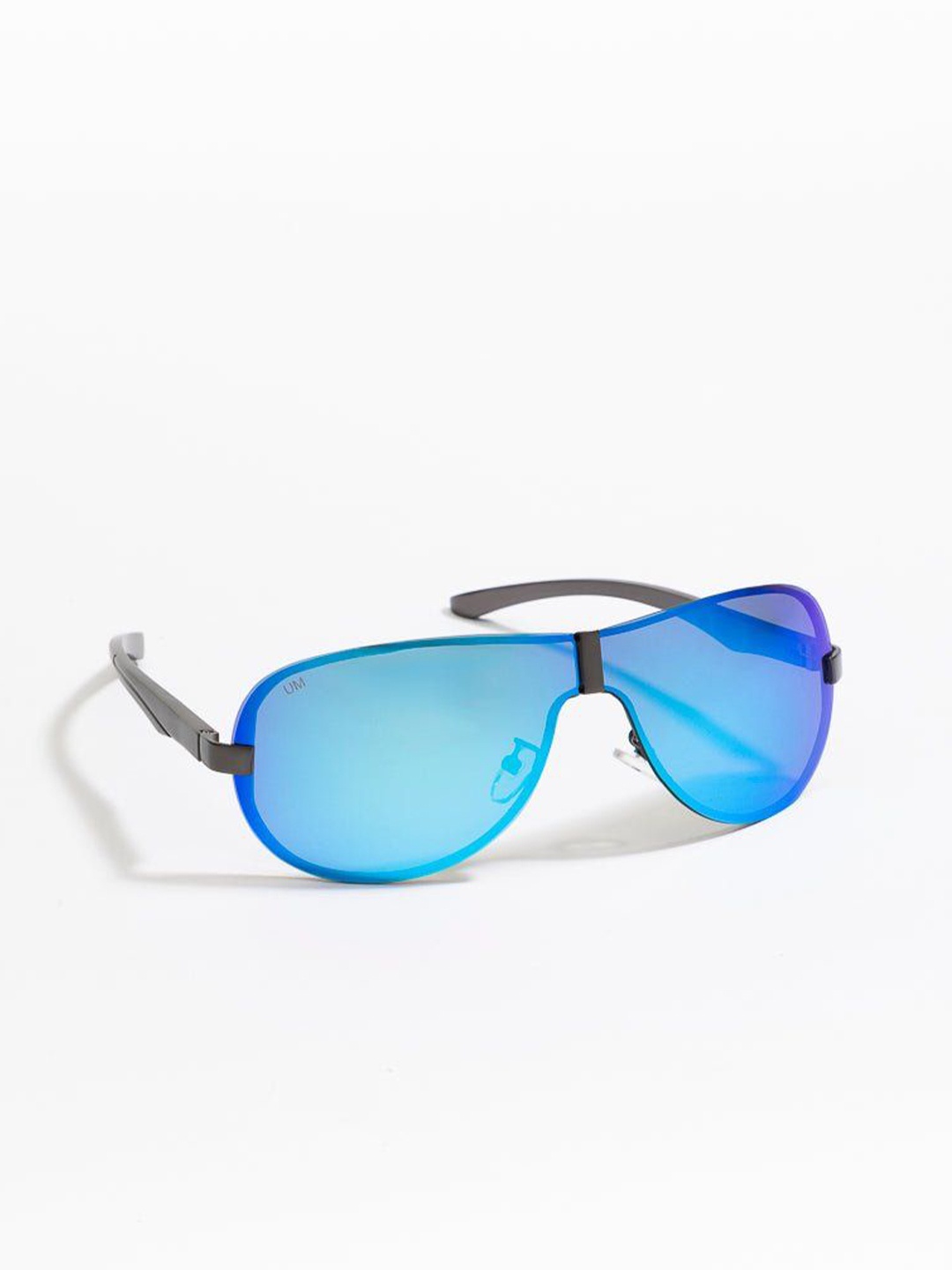 

Urban Monkey Unisex Round Sunglasses with UV Protected Lens, Blue