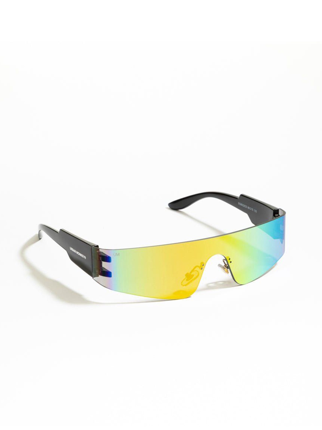 

Urban Monkey Unisex Sports Sunglasses with UV Protected Lens, Yellow