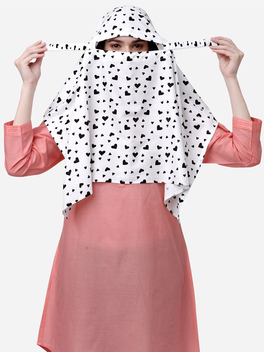 

Vicharan Women Printed Scarf, White