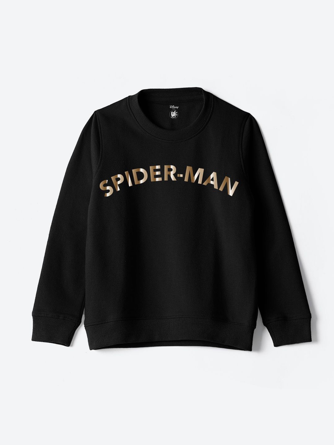 

YK Marvel Boys Printed Sweatshirt, Black