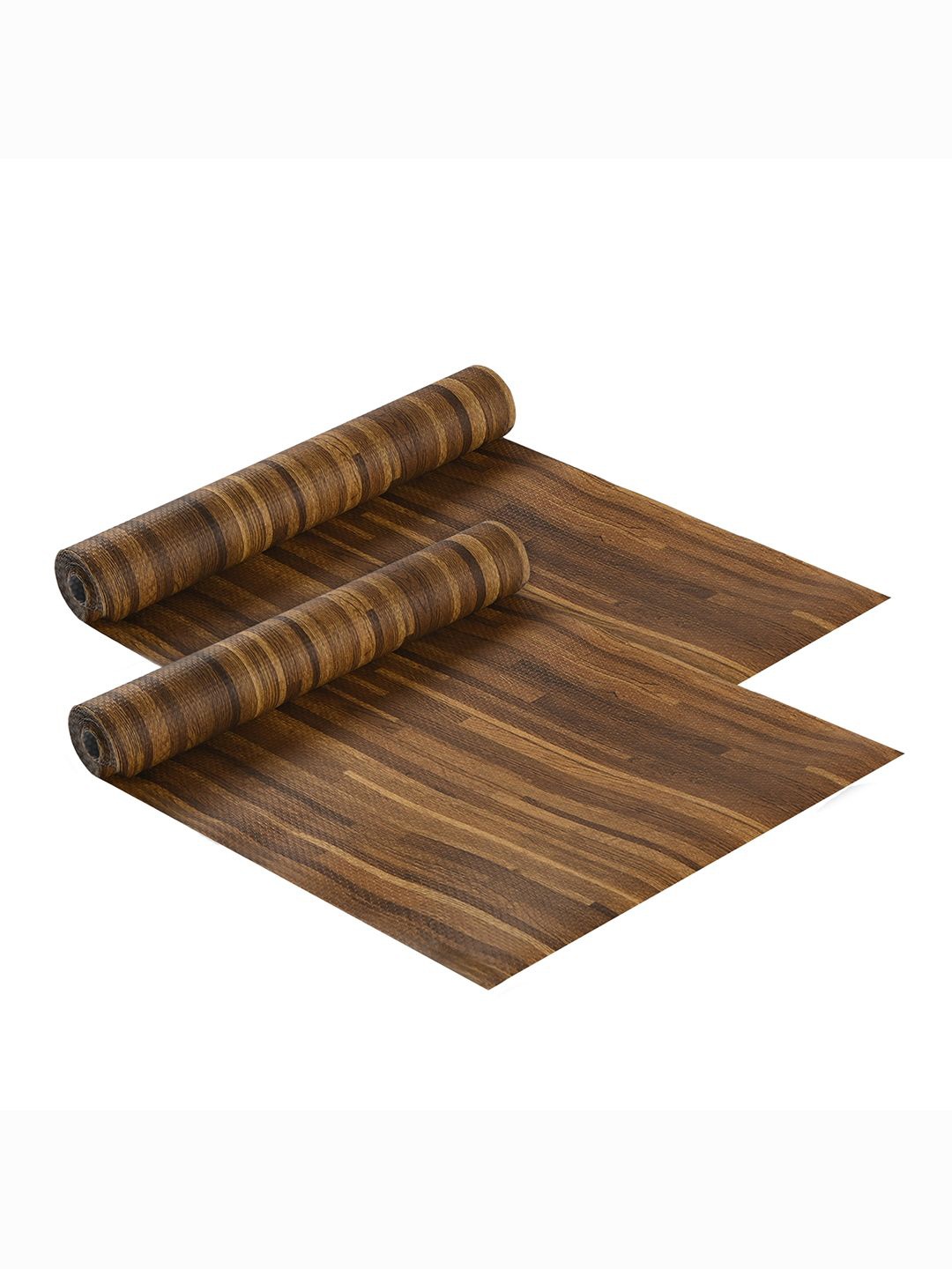 

Kuber Industries Brown Set of 2 Water Resistant 10 Mtr EVA Kitchen Shelf Liner Organisers