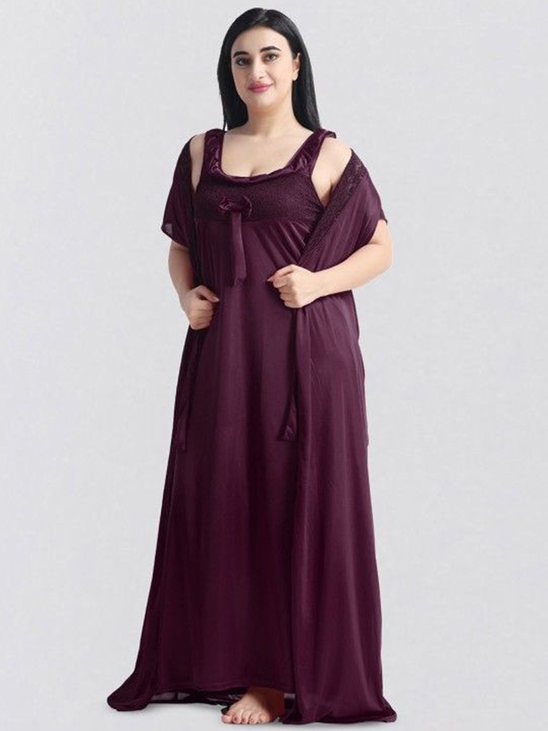 

Beera Maxi Nightdress, Red