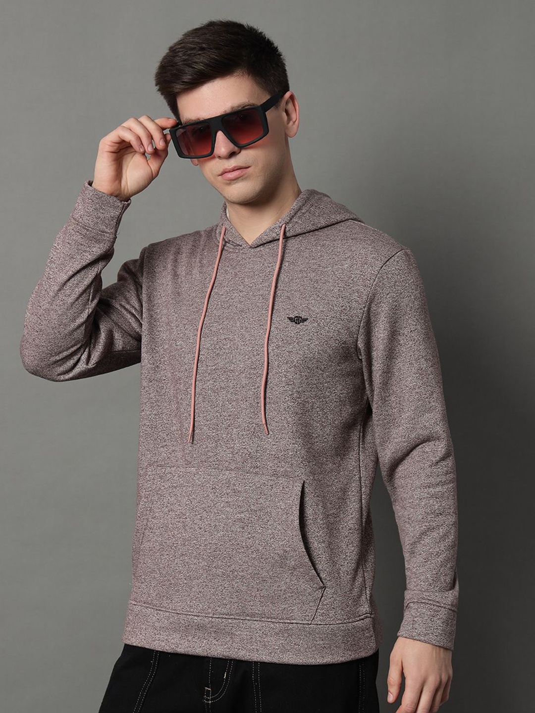 

GET GOLF Men Hooded Pullover Sweatshirt, Brown
