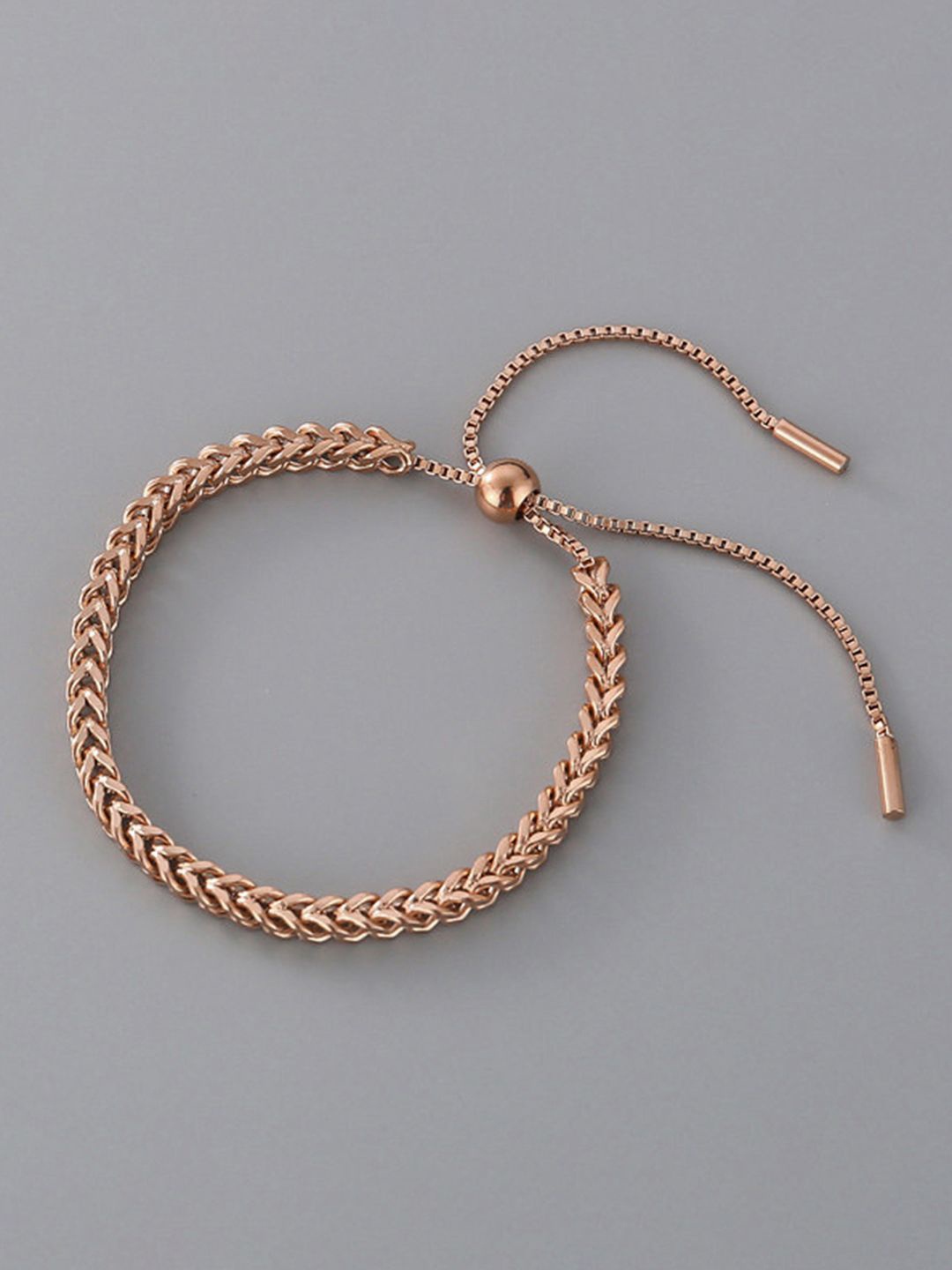 

Peora Rose Gold-Plated Adjustable Link Bracelet