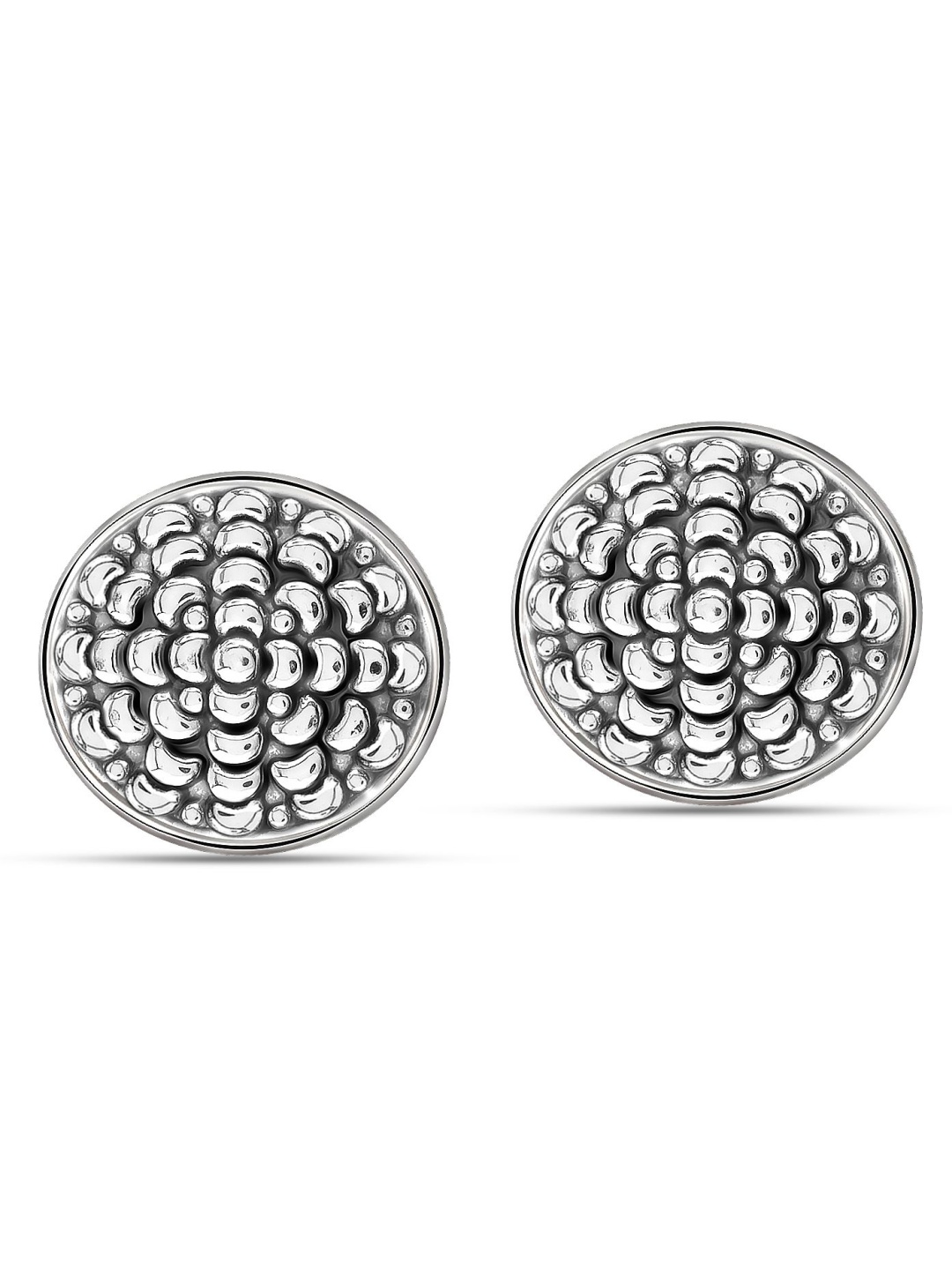 

LeCalla Contemporary Studs Earrings, Grey