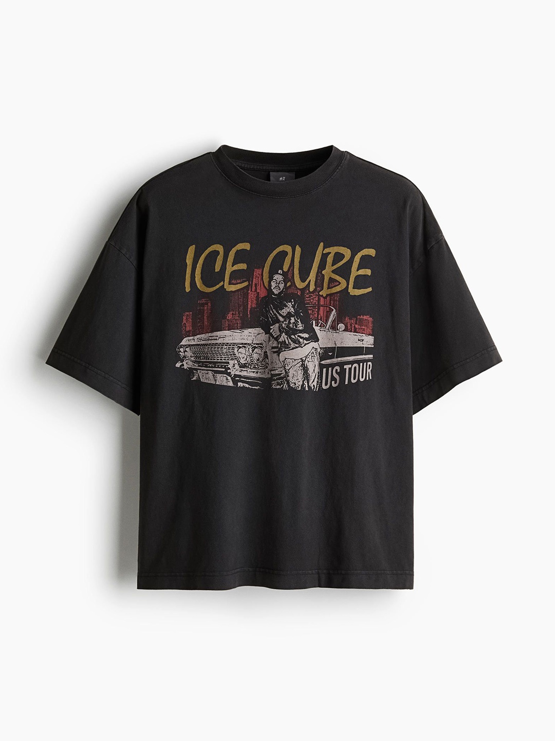 

H&M Oversized Fit T-shirt, Black