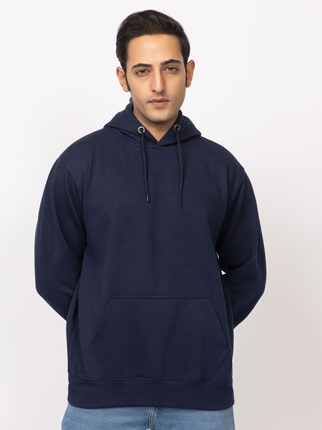 

HILFIRE REGION Men Hooded Pullover Sweatshirt, Navy blue