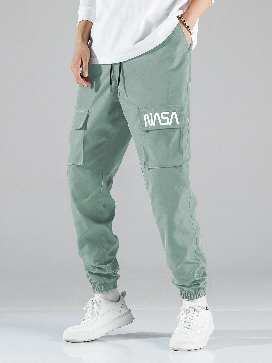

BAESD Boys Relaxed Cargos Regular Fit Cotton Trousers, Teal