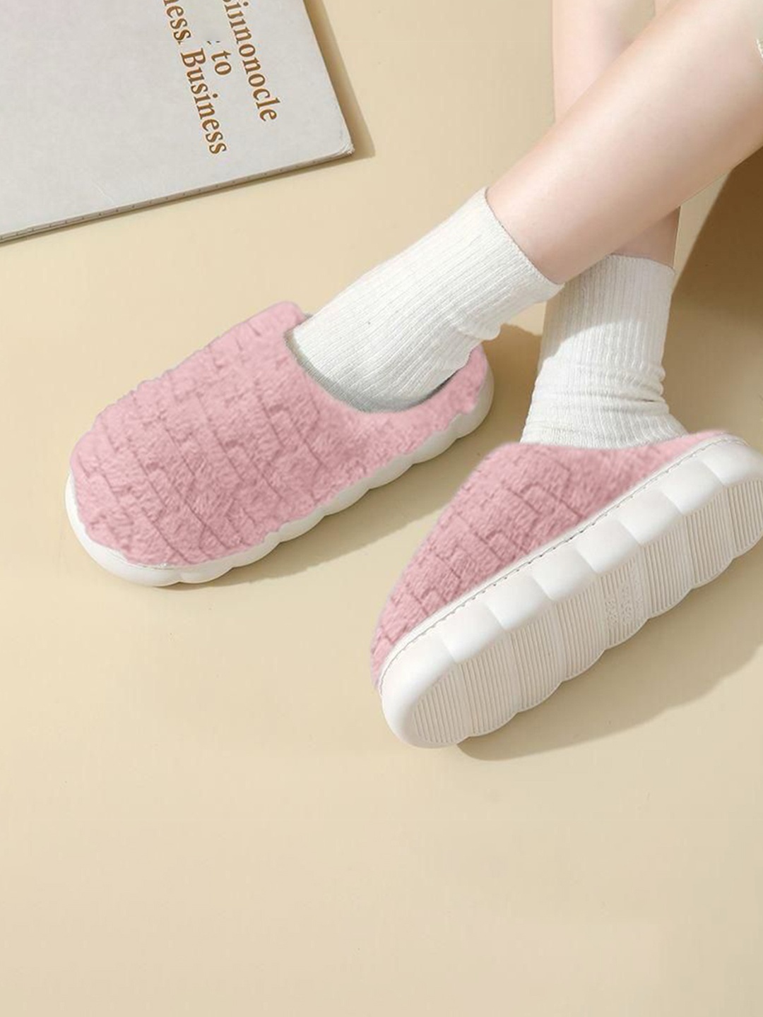

glitchez Women Sliders, Pink