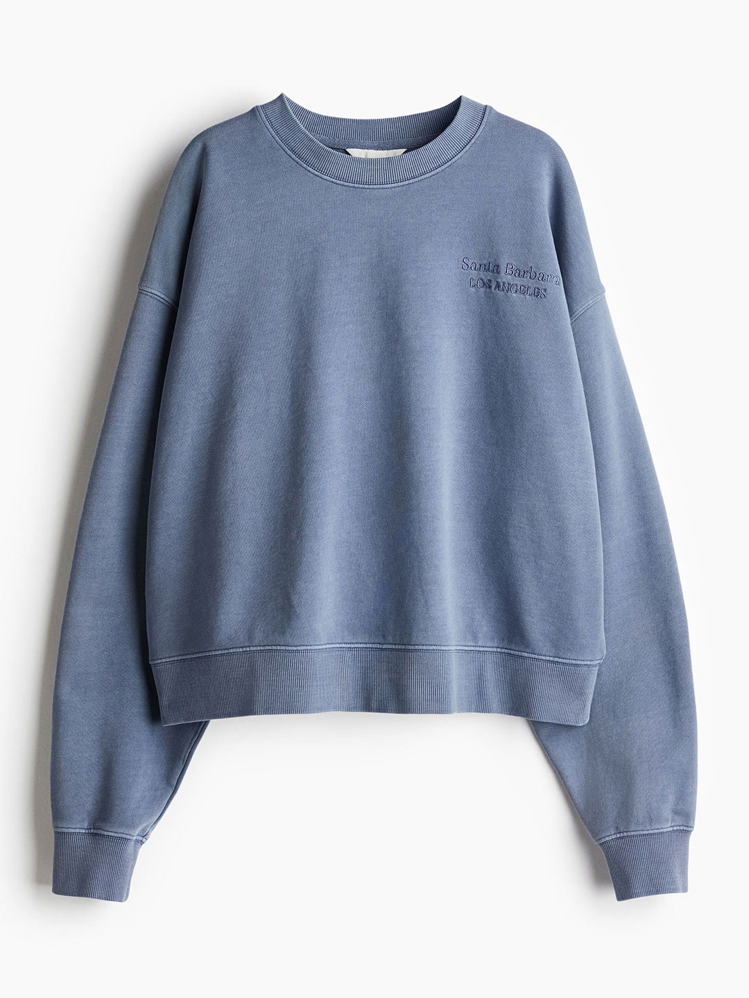 

H&M Text-Motif Sweatshirt, Blue