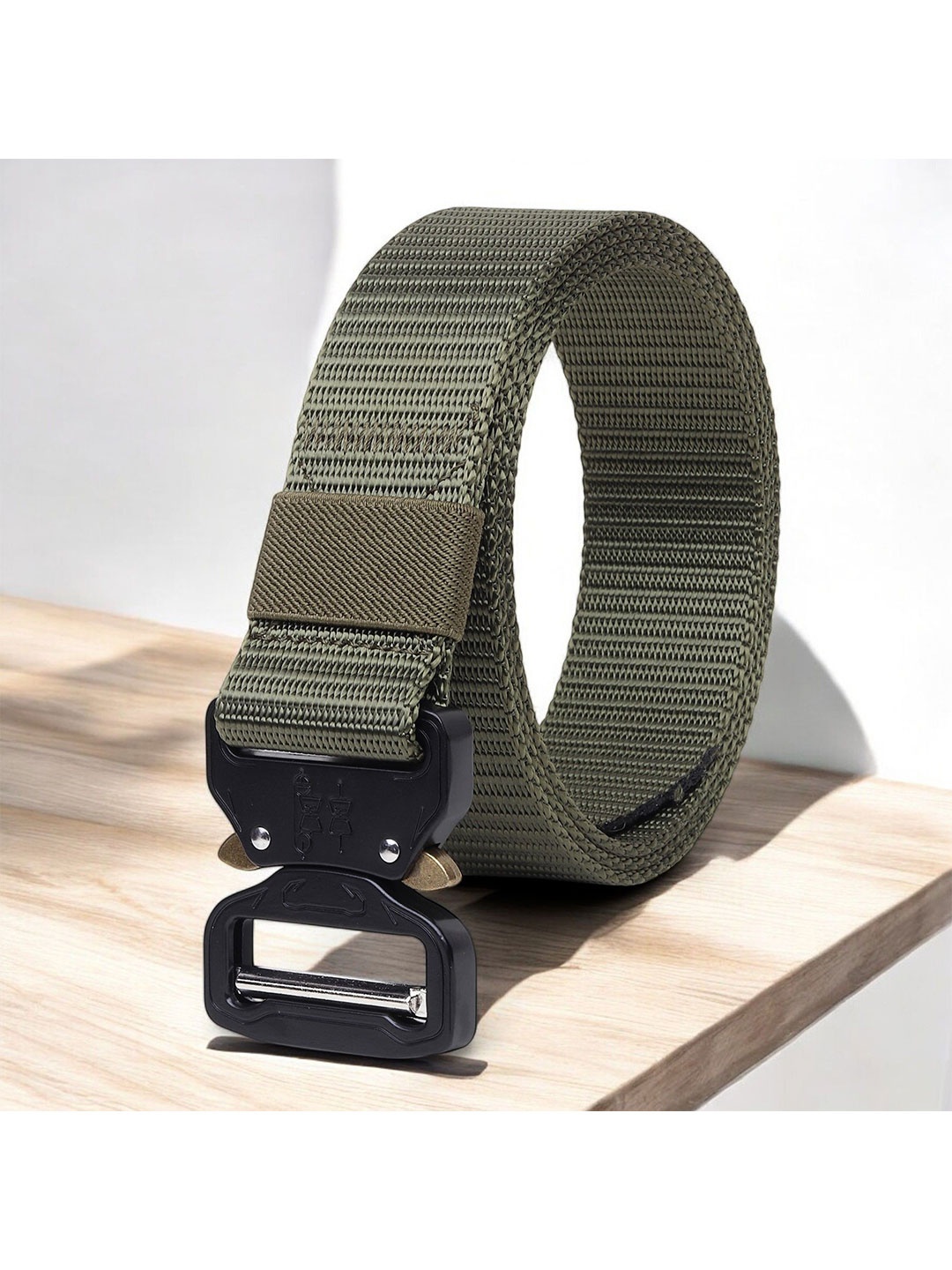 

Metronaut Unisex Textured Belt, Green