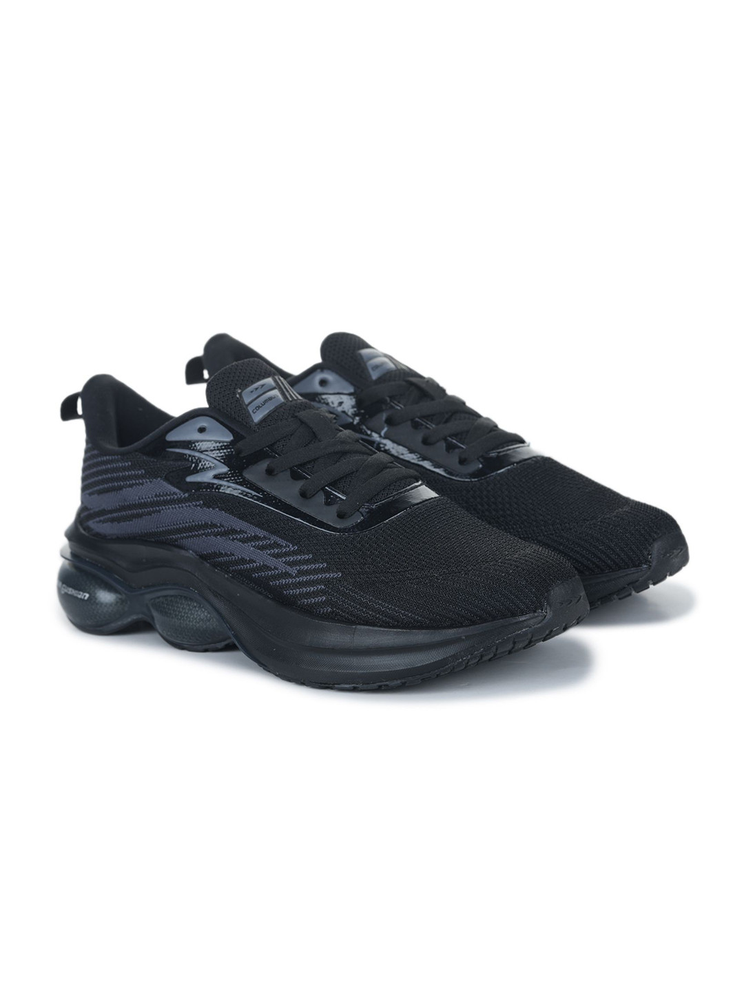 

Columbus TURBO-EDGE Men Mesh Running Non-Marking Shoes, Black