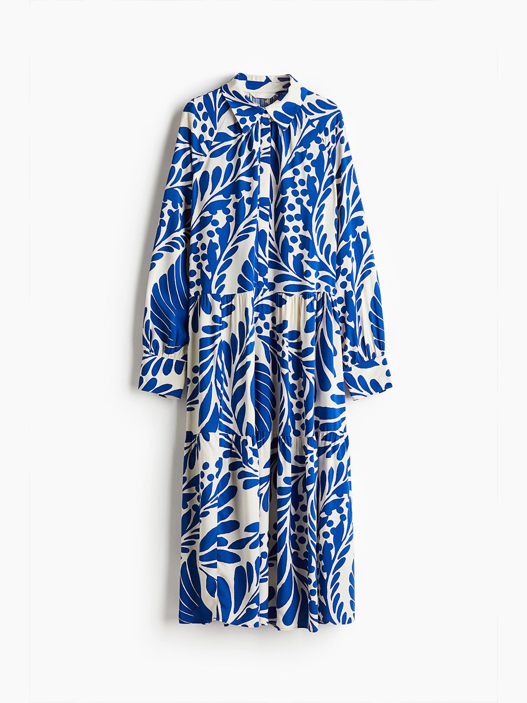 

H&M Viscose Shirt Dress, Blue