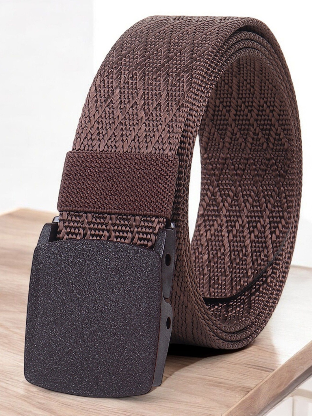 

Metronaut Men Textured Belt, Brown