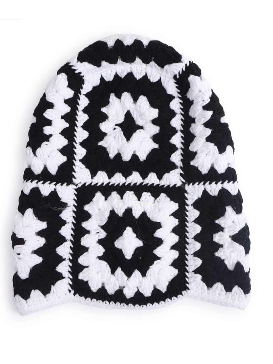 

TIPY TIPY TAP Kids Crochet Woollen Beanie, White