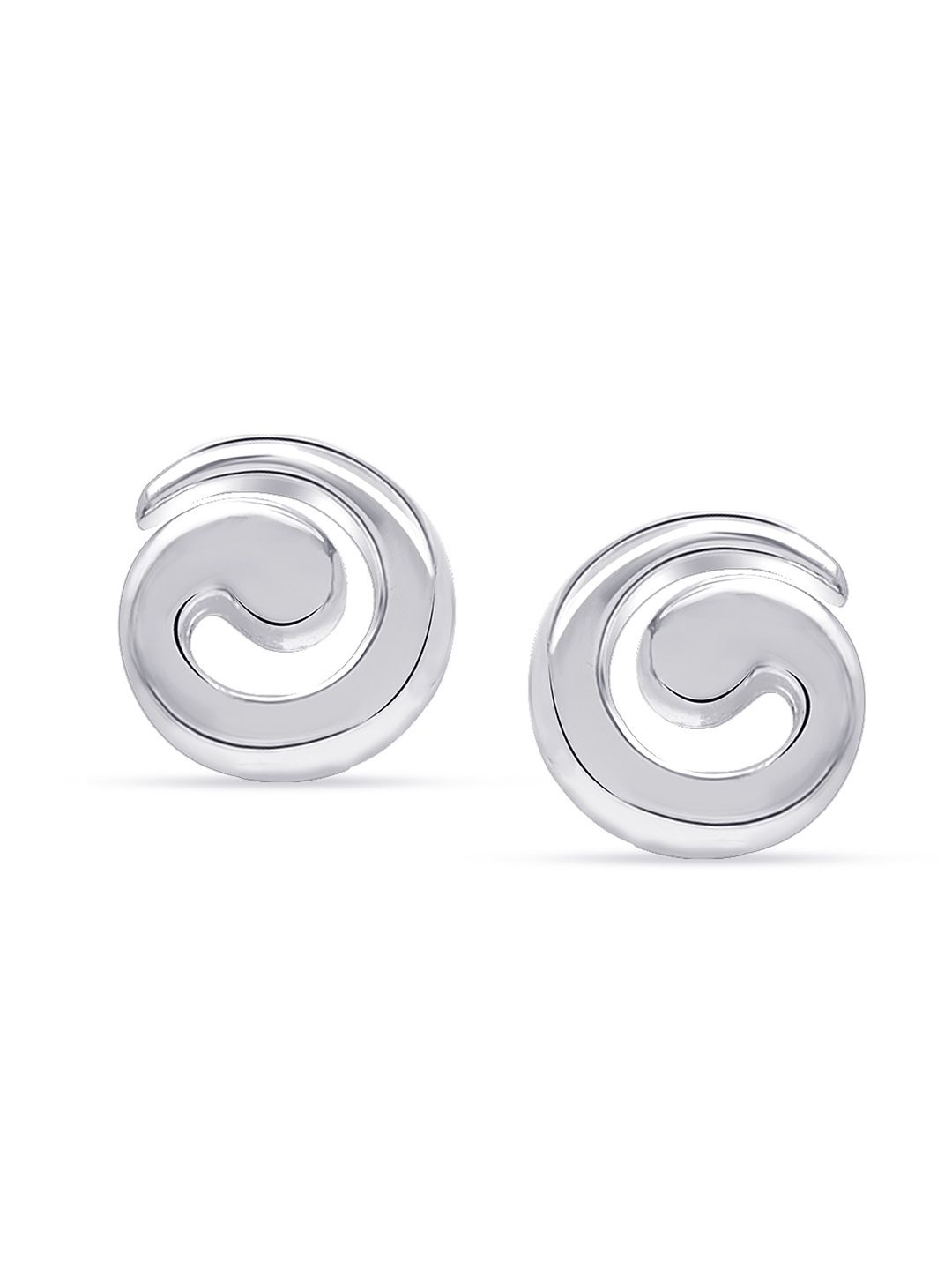 

LeCalla Contemporary Studs Earrings, Silver