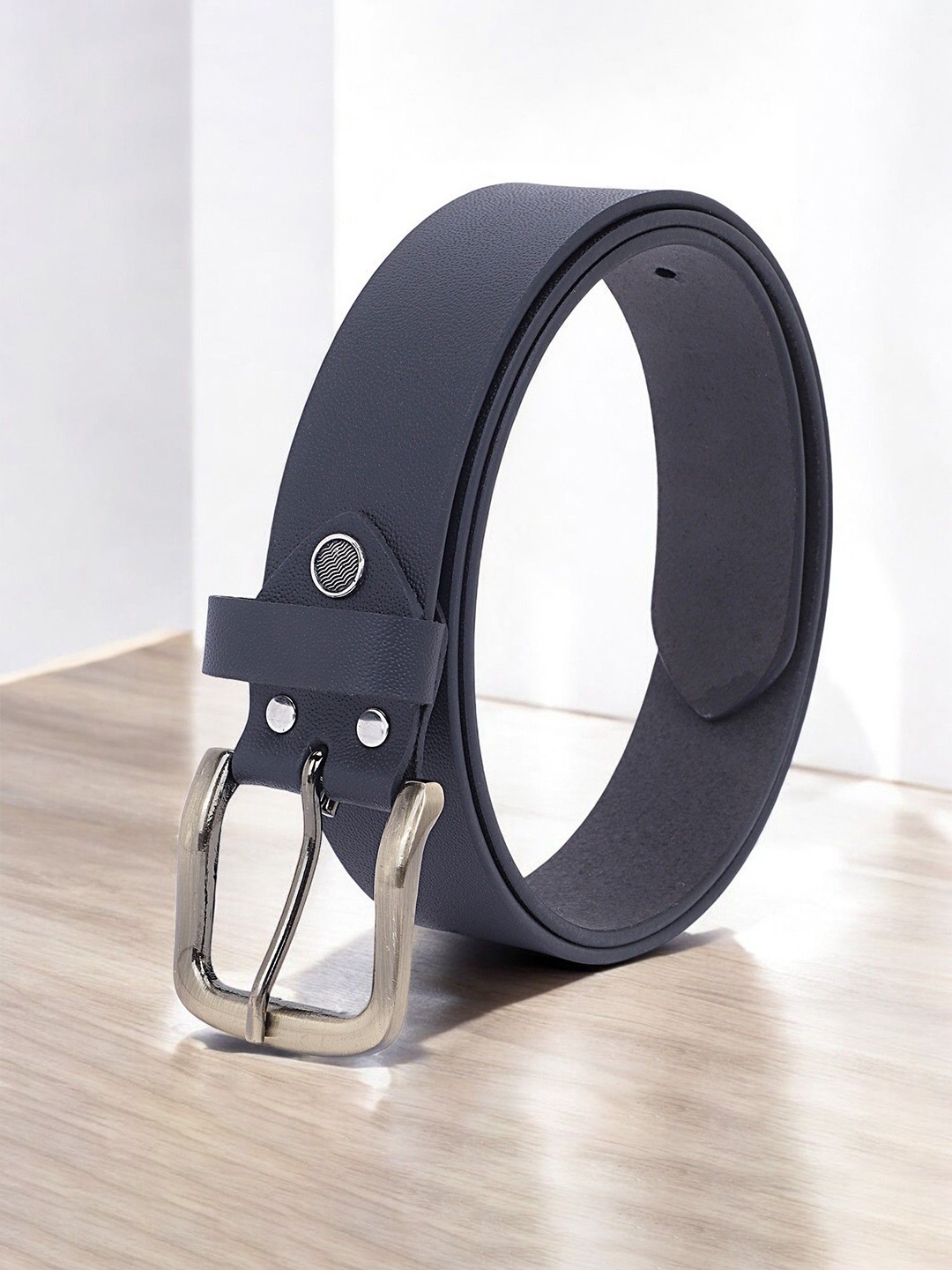 

Provogue Men Textured Leather Belt, Black