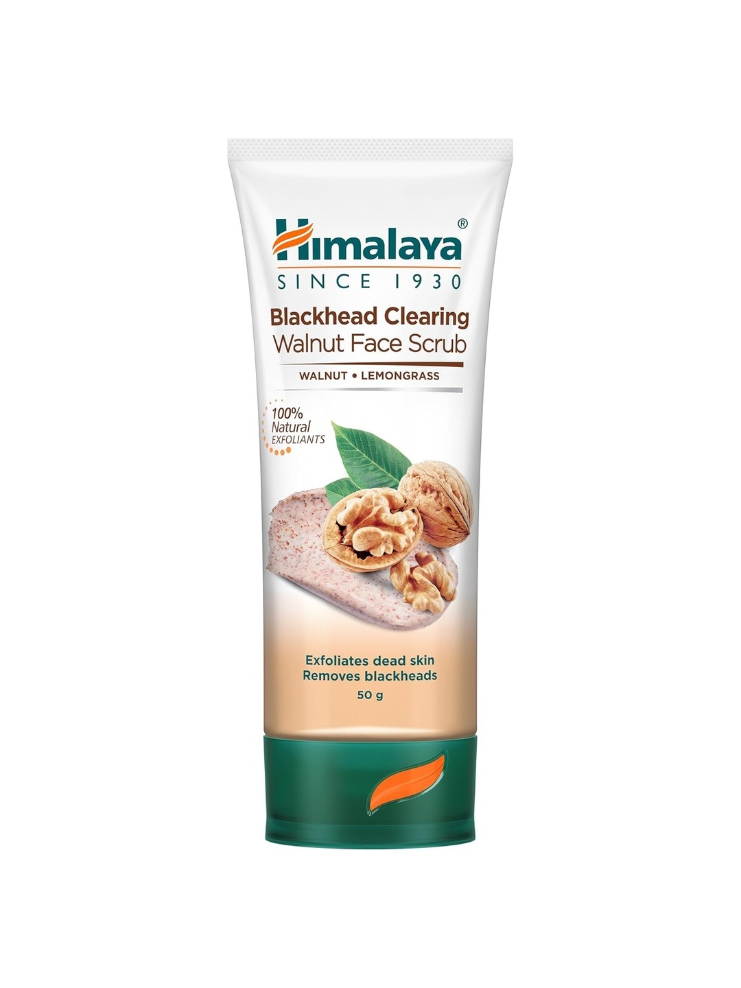 

Himalaya Blackhead Clearing Walnut Facial Scrub With Lemongrass - 50g, White