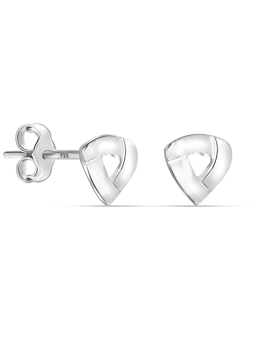 

LeCalla Contemporary Studs Earrings, Silver