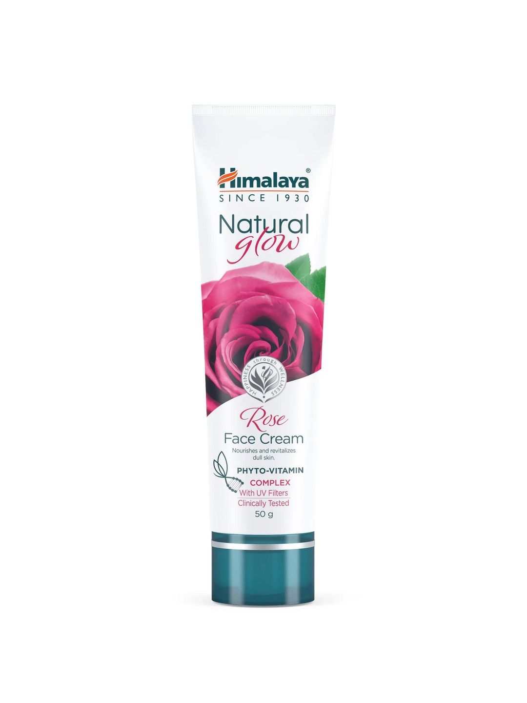 

Himalaya Natural Glow Rose Face Cream With UV Filters - 50g, White