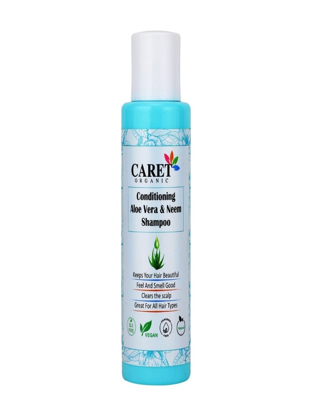 

CARET ORGANIC Set Of 3 Aloe vera & Neem Nourishing Shampoo - 100 ml Each, White