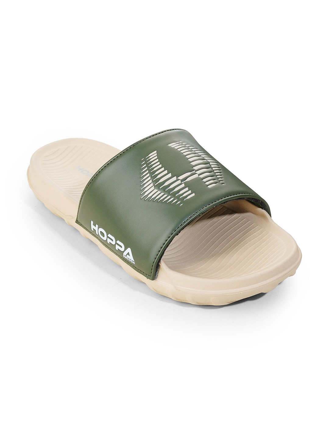 

Hoppa HUNTER Men Printed Sliders, Green