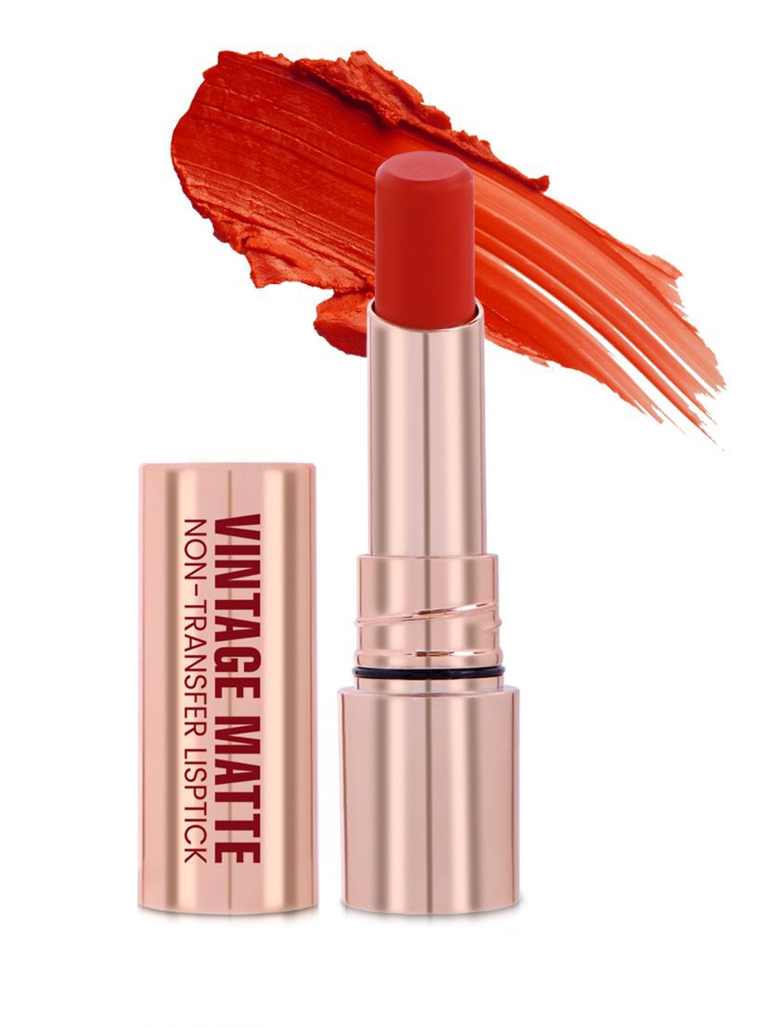 

Half N Half Vintage Matte Non-Transfer Lipstick With Avocado Oil 3.8g - Red Love 01