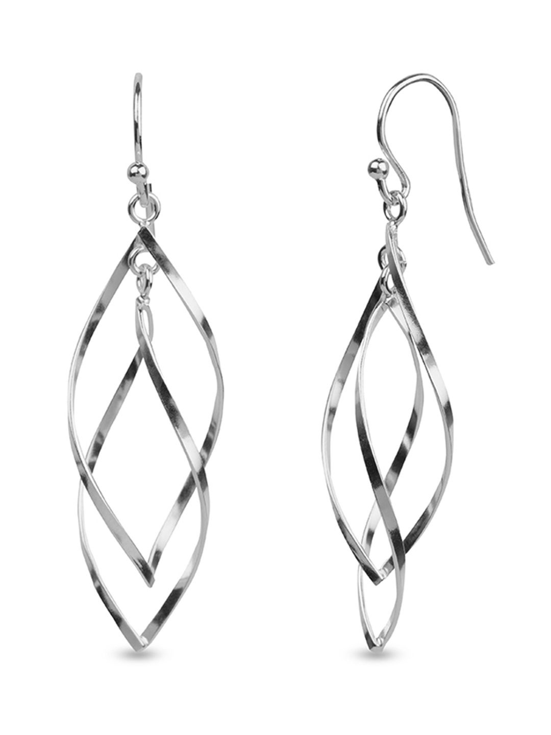 

LeCalla 925 Sterling Silver-Plated Classic Drop Earrings