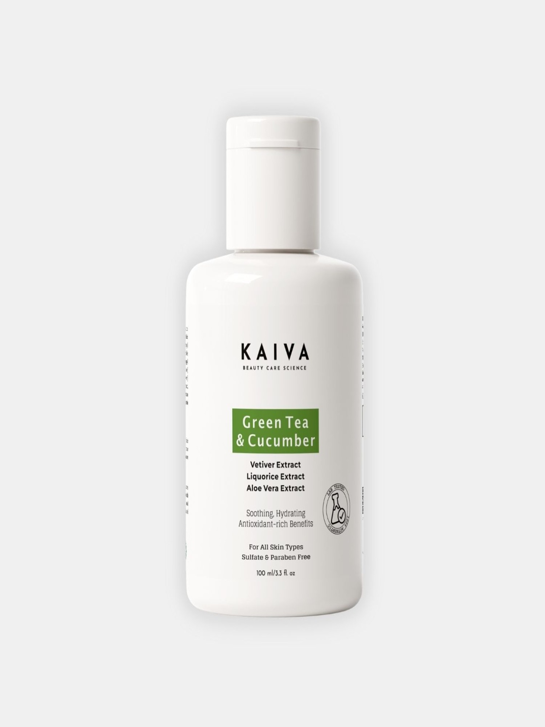 

KAIVA Green Tea & Cucumber Face Wash - 100 ml, Transparent