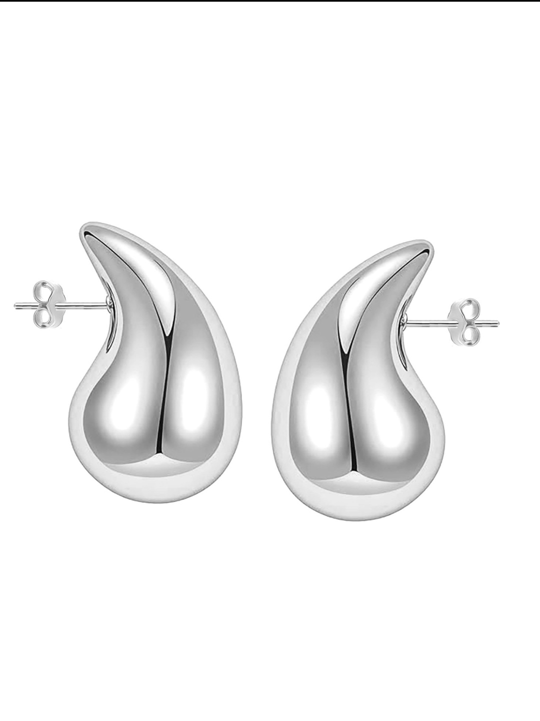 

LeCalla Contemporary Studs Earrings, Silver