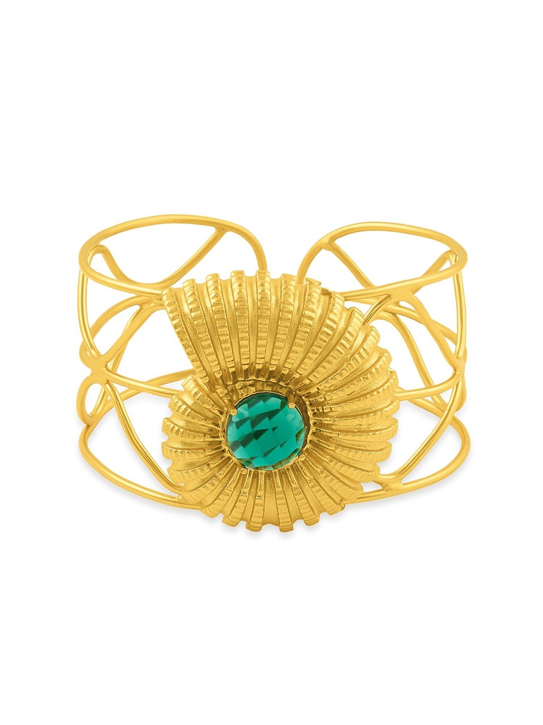 

MNSH Gold-Plated Tidal Breeze Cuff Bracelet