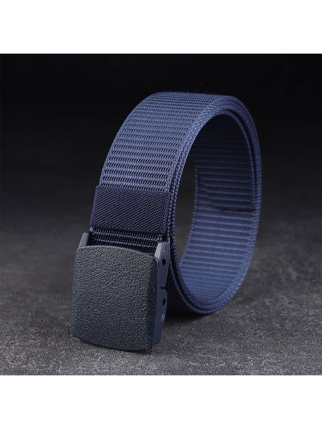 

Metronaut Men Textured Belt, Blue