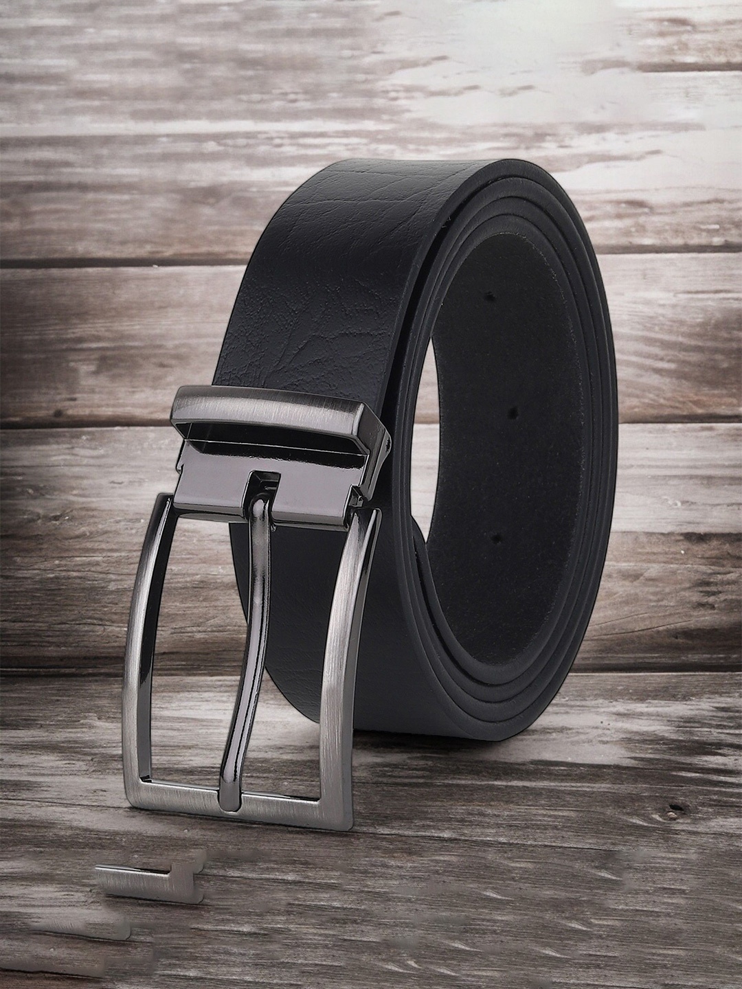 

Provogue Men Textured Leather Formal Belt, Black