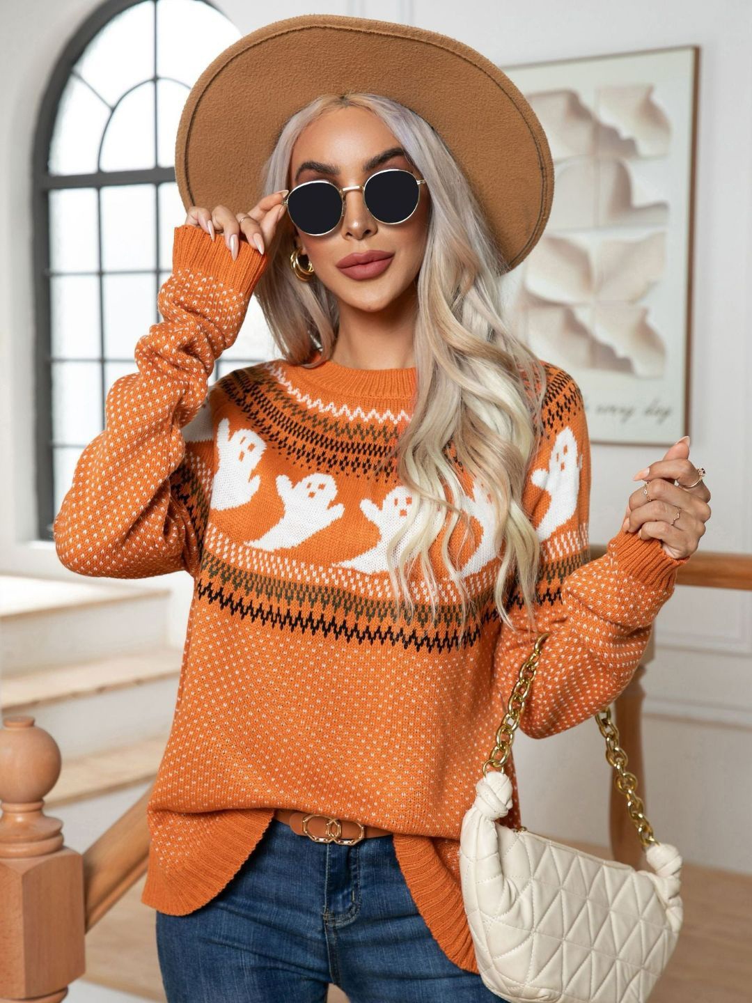 

Oh Rare Women Pullover, Orange