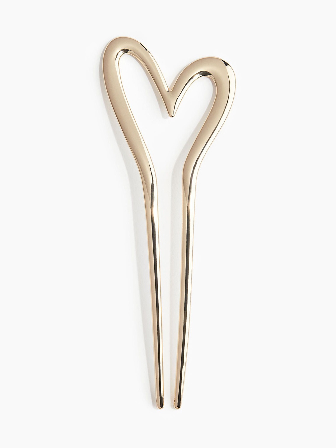 

H&M Heart-Shaped Hair Stick, Gold