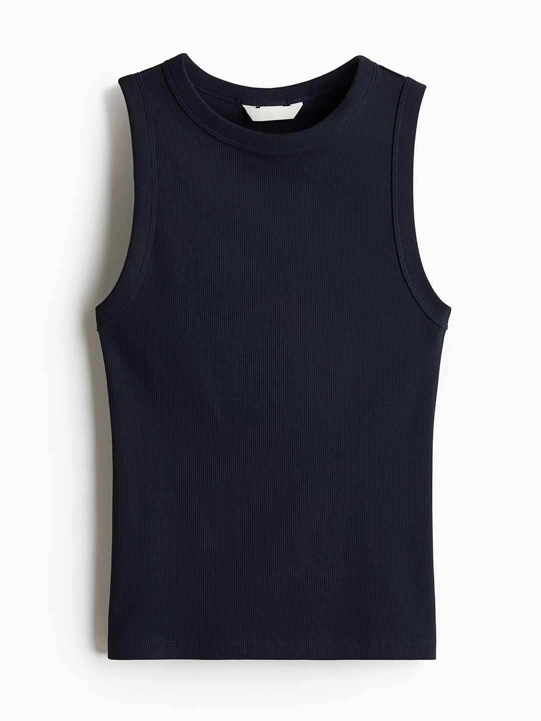 

H&M Ribbed Vest Top, Blue