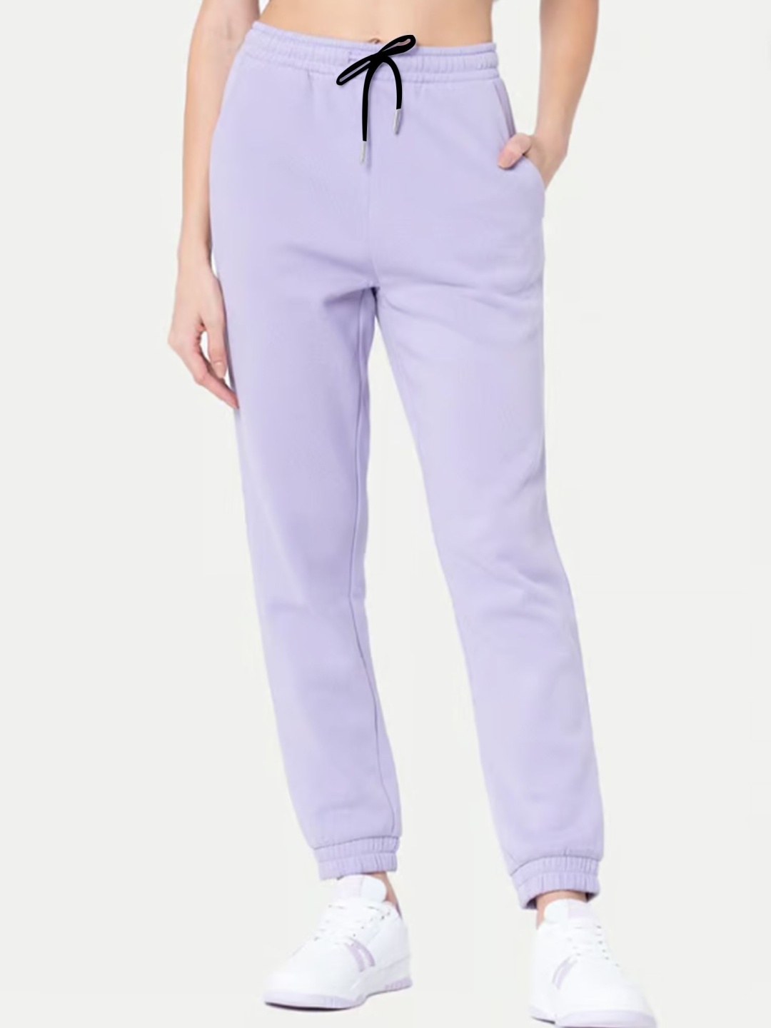 

SAAHASAM Women Relaxed Loose Fit Joggers Trousers, Purple