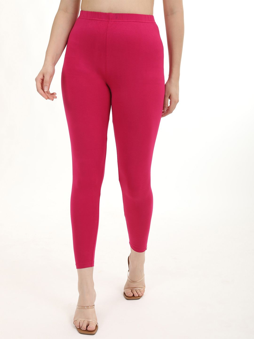 

Fly Birds Mid-Rise Ankle-Length Leggings, Magenta