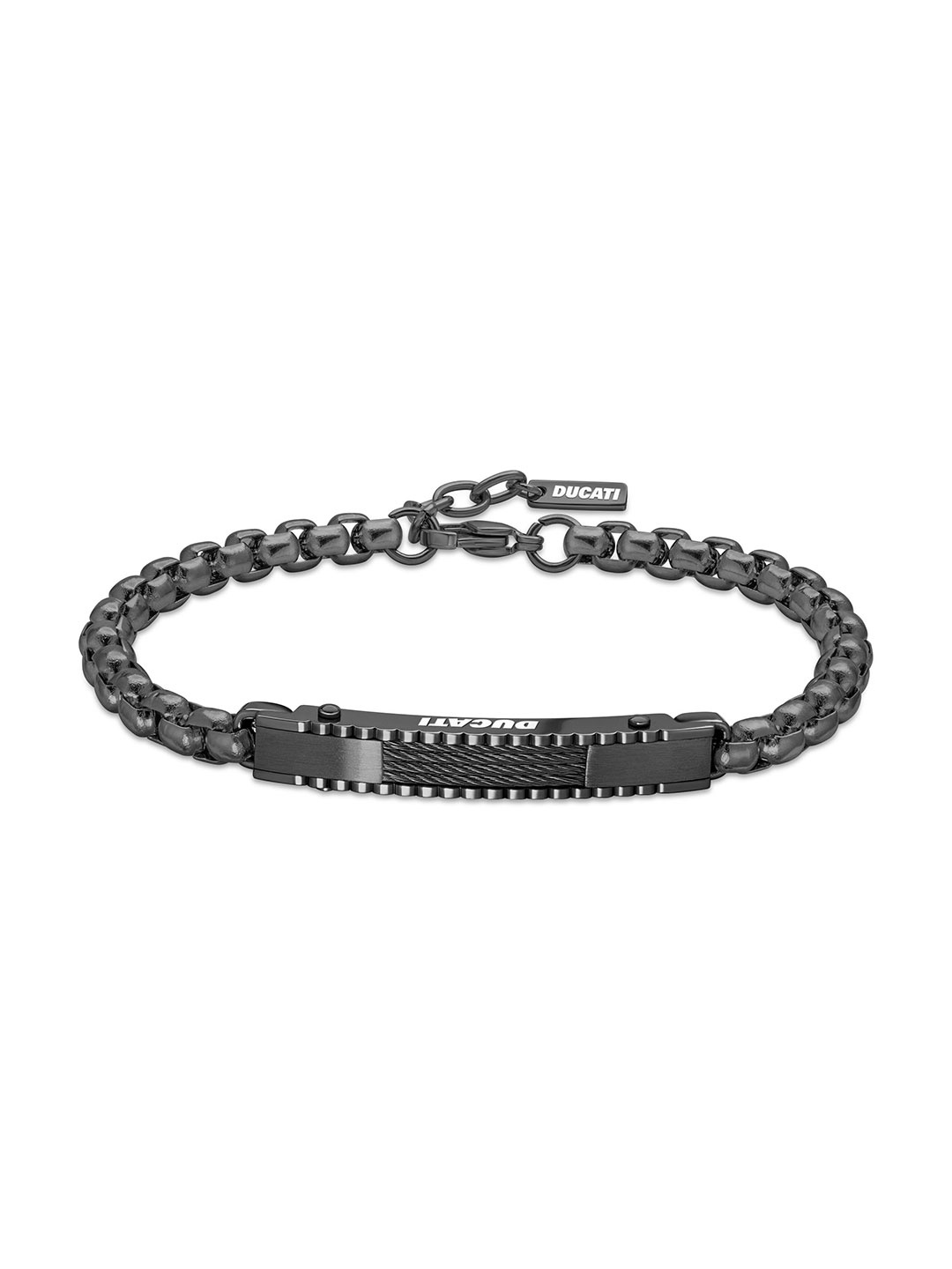 

Ducati Men TURBO IP GUN Stainless Steel Cuff Bracelet, Black