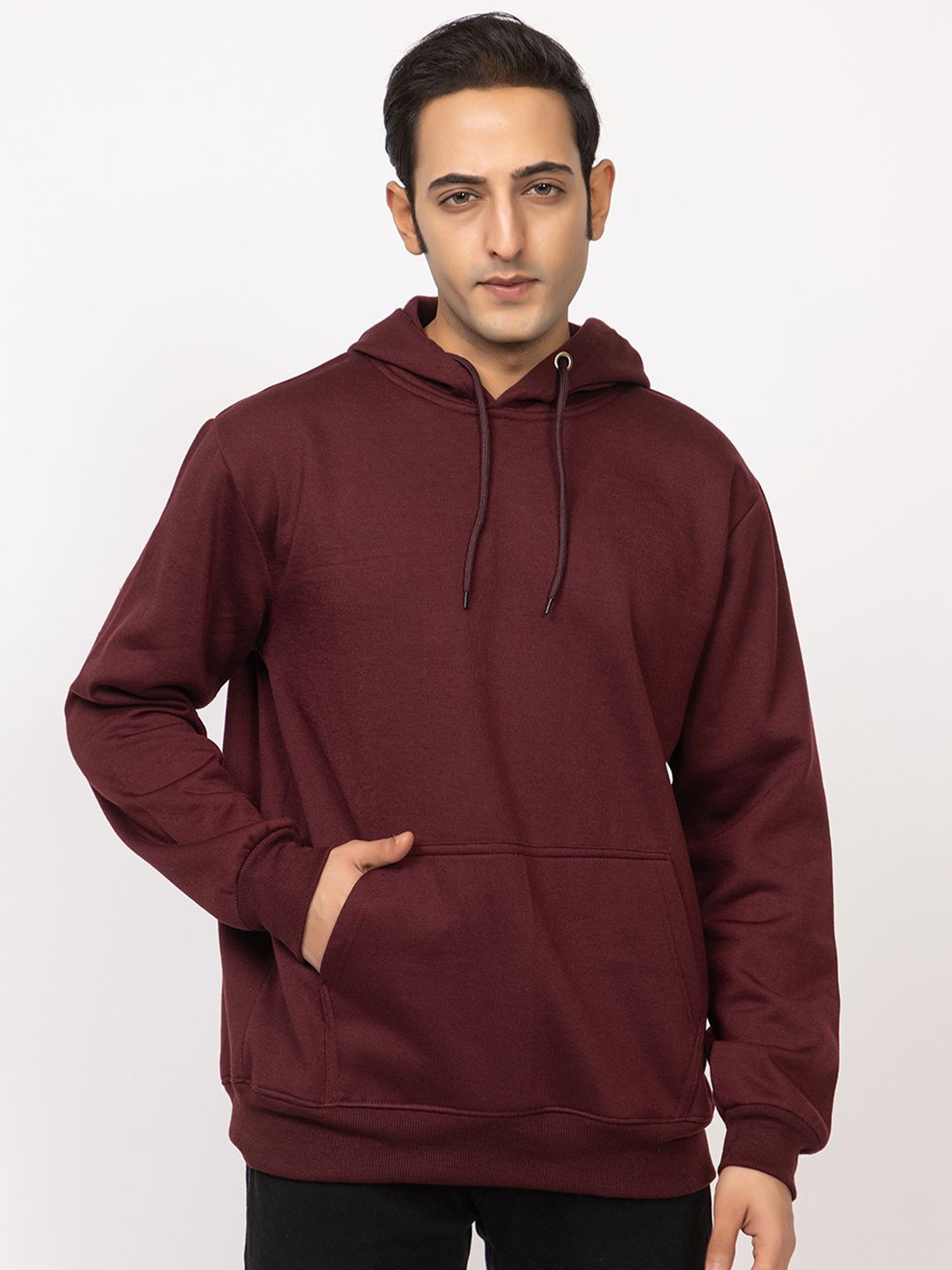 

HILFIRE REGION Men Hooded Pullover Sweatshirt, Purple