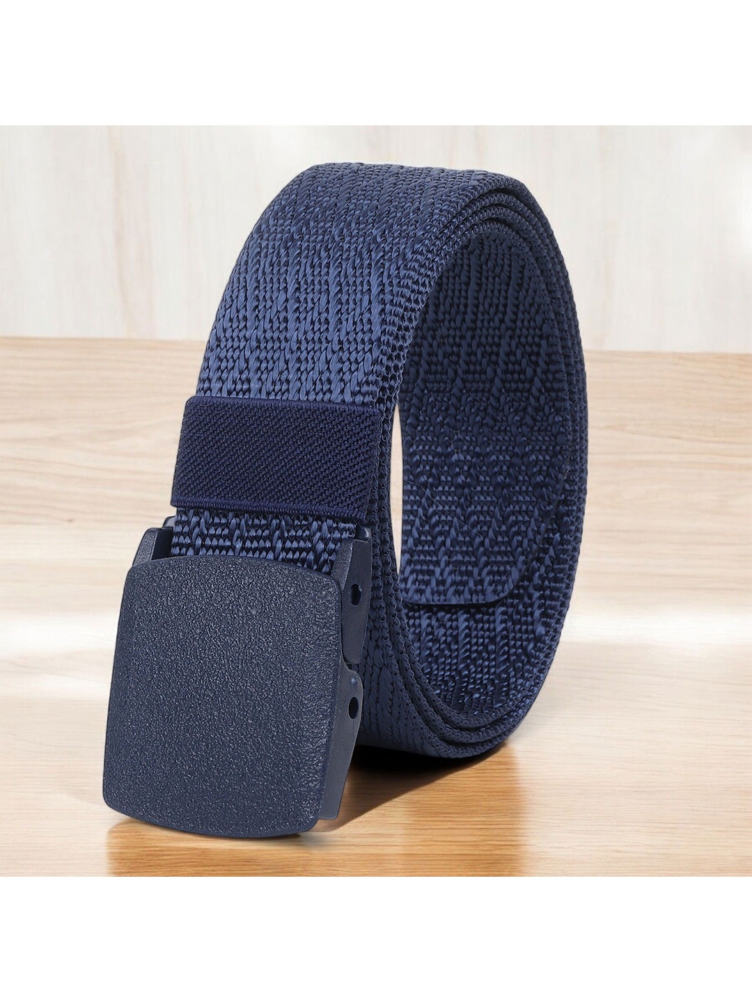 

Metronaut Men Textured Belt, Blue