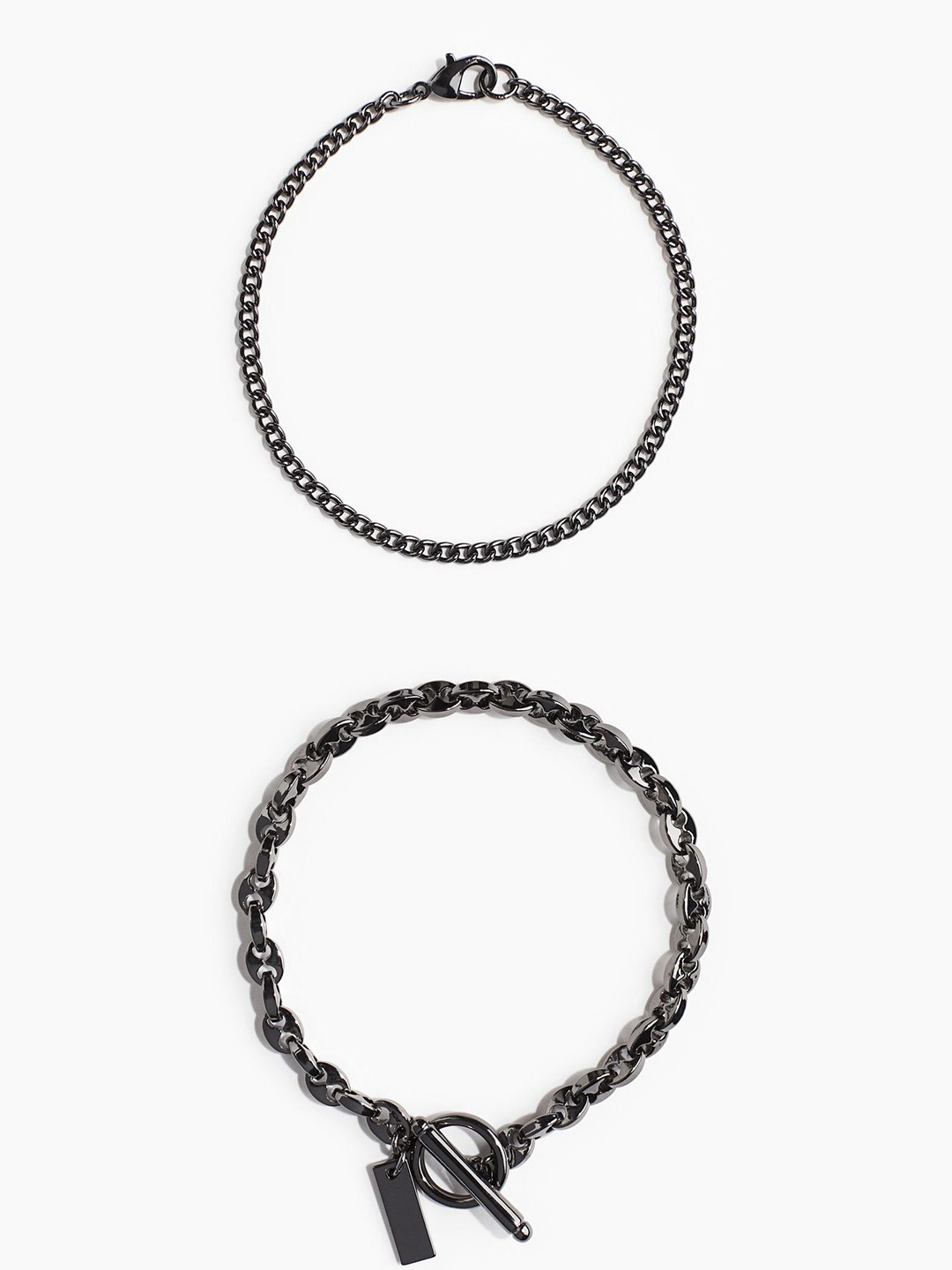 

H&M 2-Pack Bracelets, Black