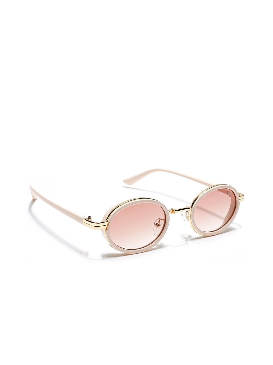

Voyage Unisex Oval Sunglasses with UV Protected Lens 9383MG6350, Brown
