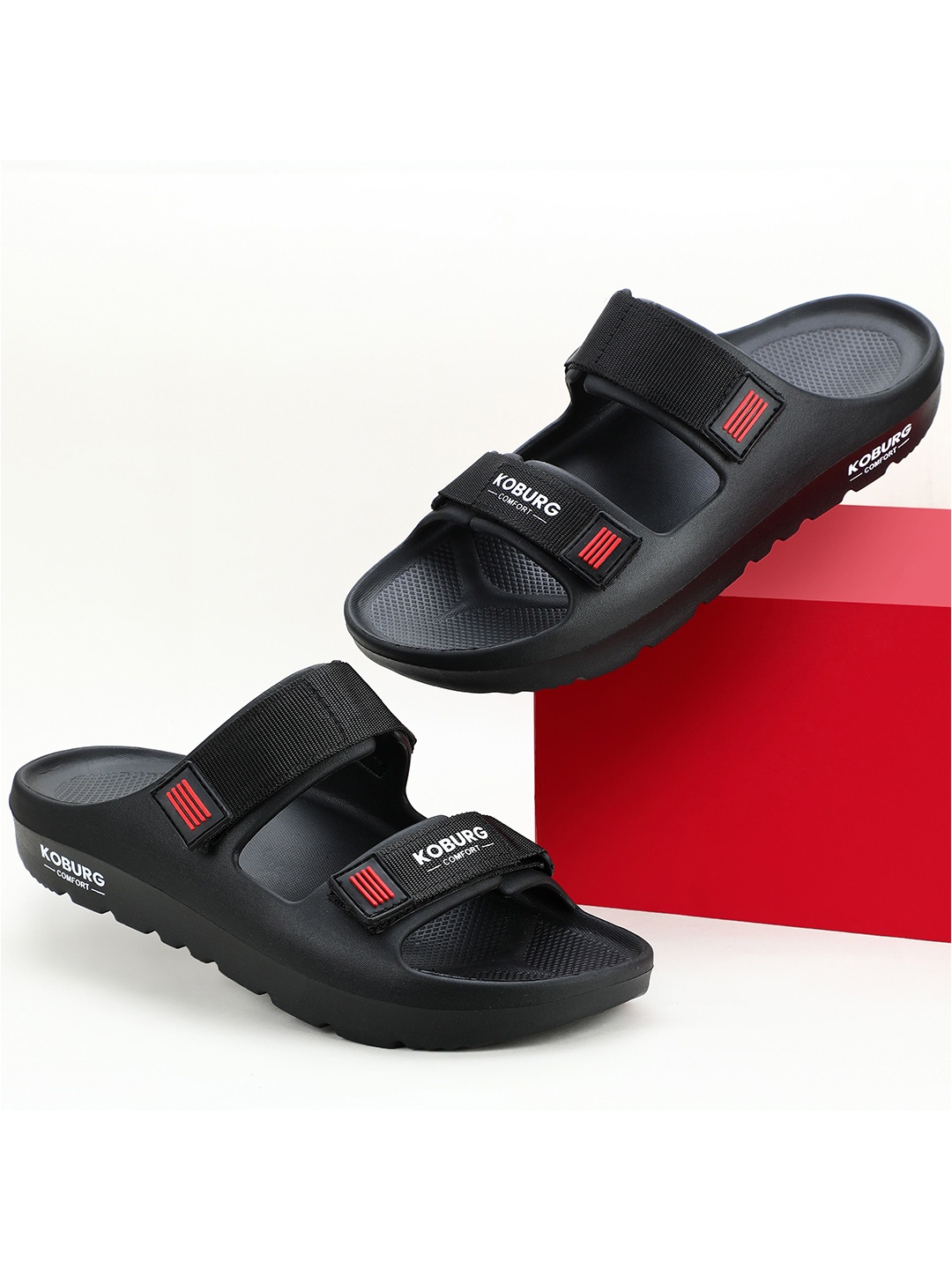 

Koburg Men Rubber Slip-On, Black