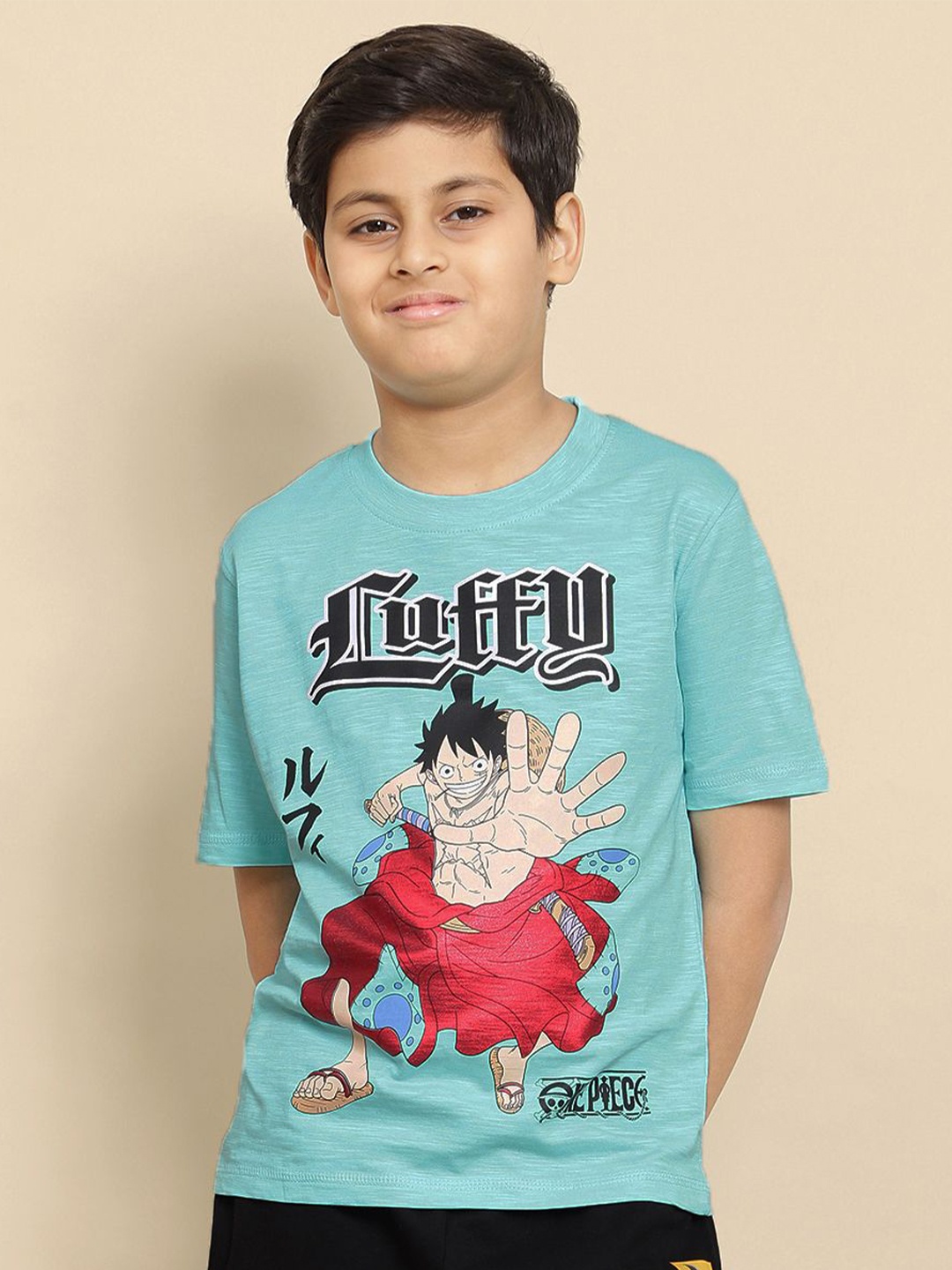 

Kids Ville One Piece Printed Regular Fit T-shirt For Boys, Blue