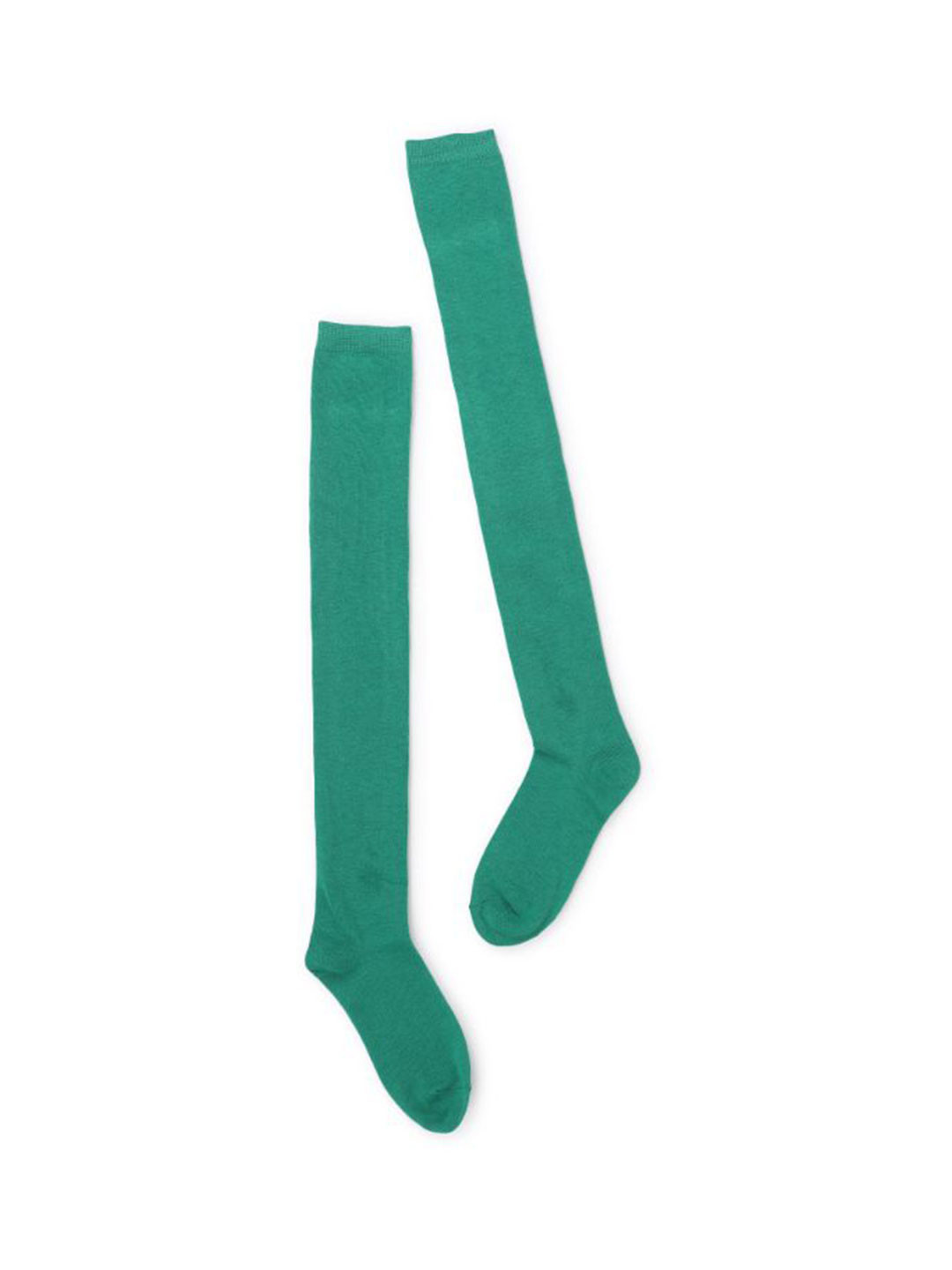 

TIPY TIPY TAP Kids Cotton Thigh High Socks, Green
