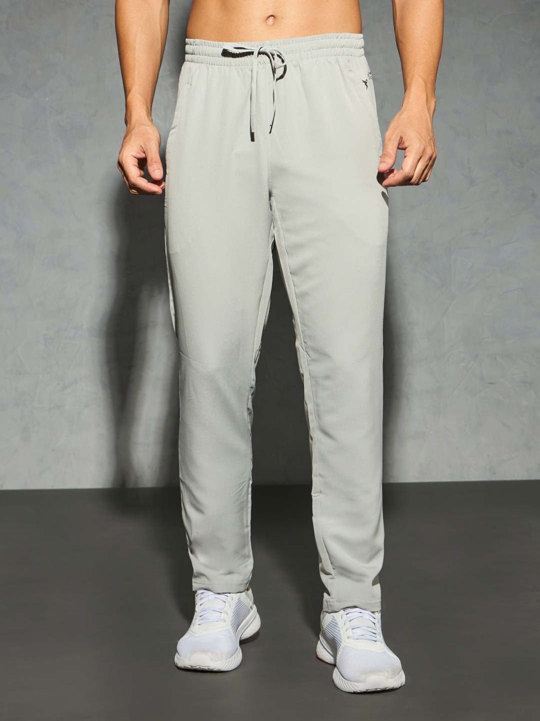 

Technosport Men Relaxed Fit Rapid-Dry Training or Gym Track Pants, Grey