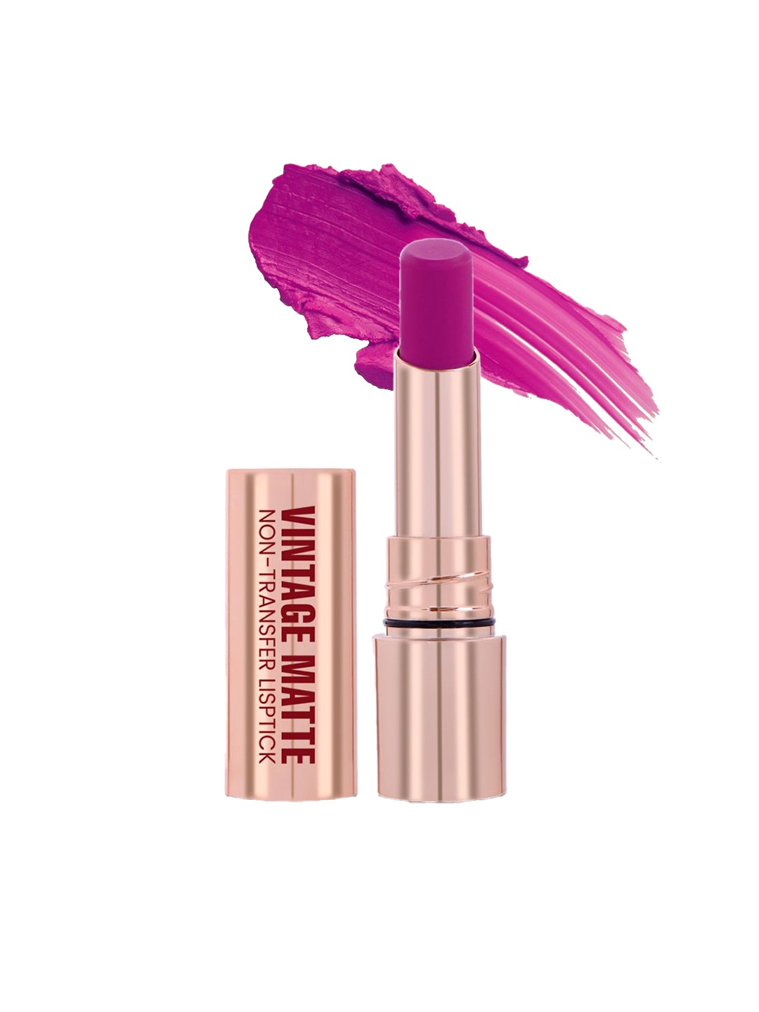 

Half N Half Vintage Matte Non-Transfer Lipstick With Avocado Oil 3.8g - Plum Passion 08, Pink